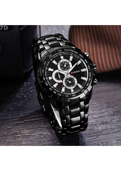 13A Curren Yepyeni Erkek Izle Lüks Spor Kuvars-Izle 30 M Su Geçirmez Saatler Erkek Tam Paslanmaz Çelik Erkek Kol Saatleri Relojes (Yurt Dışından)
