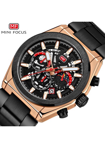 Rg Mavı Mınıfocus Izle Erkekler Ordu Kuvars Analog Saat Otomatik Tarih Moda Iş Erkek Saatler Üst Marka Lüks Su Geçirmez Reloj Hombre (Yurt Dışından)