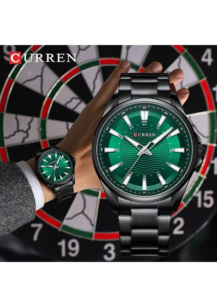 Yeşil Kutu Curren Lüks Iş Aydınlık Eller Kuvars Izle Erkekler Için Moda Spor Paslanmaz Çelik Su Geçirmez Erkek Saatler Erkek Saat (Yurt Dışından) modelleri