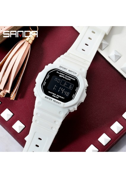 293 Pembe Sanda G Stil Dijital Saat Erkekler Su Geçirmez Ms Izle Spor Erkek Saatler Erkek Kız Elektronik Relogio Masculino Relógio Mulher (Yurt Dışından)