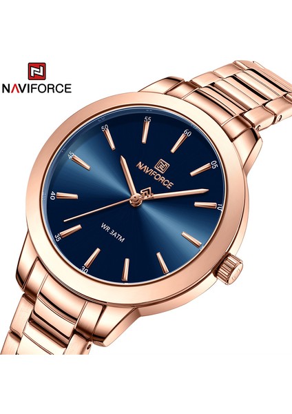 Rgbe Navıforce 2022 Kadın Saatler Bayanlar Yaratıcı Çelik Kadın Bilezik Saatler Kadın Su Geçirmez Moda Saat Relogio Feminino (Yurt Dışından) fiyatları