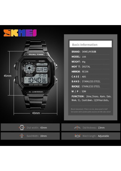 Kutu ile Gümüş Skmeı Reloj Deportivo Dijital Erkekler Saatler Erkekler Su Geçirmez Spor Izle Spor Paslanmaz Çelik Kol Saati Relojes Deportivos Zegarek (Yurt Dışından) fiyatları