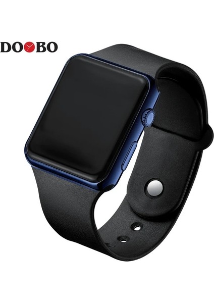 Siyah Deepblue Erkekler LED Dijital Spor Saatler Erkek Kauçuk Kayış Erkek Askeri Kol Saati Saat Saat Relogio Masculino Hodinky Ceasuri (Yurt Dışından)