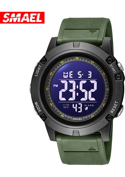 Kırmızı Smael Erkek Izle Moda Spor Saatler Elektronik LED Dijital Su Geçirmez Bilek Saatler Erkekler Için Açık Spor Izle Kronometre (Yurt Dışından) fiyatları