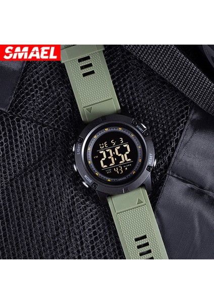 Kırmızı Smael Erkek Izle Moda Spor Saatler Elektronik LED Dijital Su Geçirmez Bilek Saatler Erkekler Için Açık Spor Izle Kronometre (Yurt Dışından) fırsatları