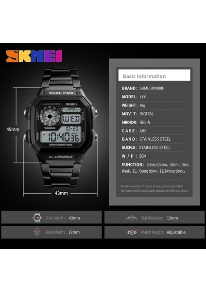 Kutu ile Altın Skmeı Reloj Deportivo Dijital Erkekler Saatler Erkekler Su Geçirmez Spor Izle Spor Paslanmaz Çelik Kol Saati Relojes Deportivos Zegarek (Yurt Dışından) fırsatları