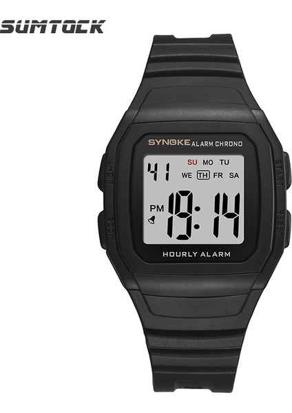 Yeni Altın Synoke Siyah Dijital Saat Erkekler Için LED Işıklı Kronograf Kol Saatleri Hafta Alarm Elektronik Saat Reloj Hombre Klasik Izle (Yurt Dışından) modelleri