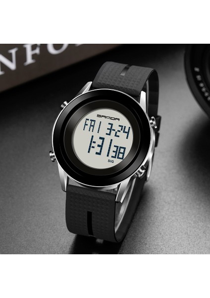 Siyah Gül Altın Sanda Yeni Spor Erkek Saatler LED Dijital Saat Moda Su Geçirmez Askeri Elektronik Saatı Saat Relogio Masculino 6026 (Yurt Dışından) modelleri