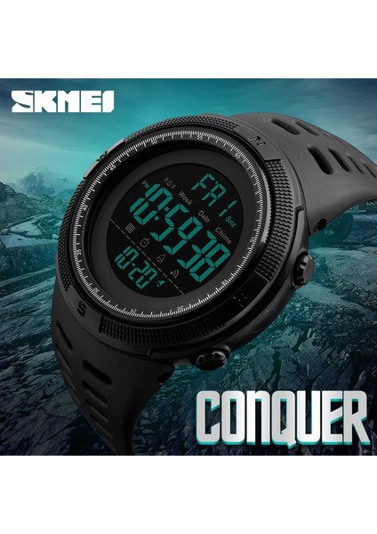 Kırmızı Skmei Adam Spor Elektron Saatler Chronos Geri Sayım Su Geçirmez LED Dijital Saat Aydınlık Askeri Kol Saati Relogio Masculino (Yurt Dışından) fırsatları