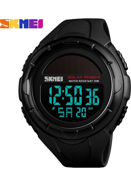 Kırmızı Skmeı Güneş Spor Erkek Saati Lüks Çift Ekran Su Geçirmez Askeri Chrono Çalar Saat Kuvars Saatı Relogio Masculino (Yurt Dışından) fiyatları