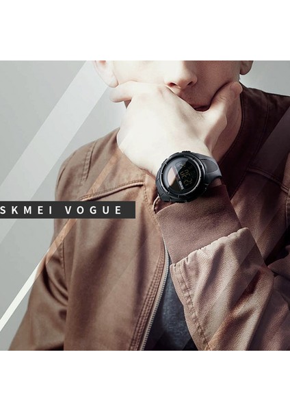 Kırmızı Skmeı Güneş Spor Erkek Saati Lüks Çift Ekran Su Geçirmez Askeri Chrono Çalar Saat Kuvars Saatı Relogio Masculino (Yurt Dışından) indirimleri