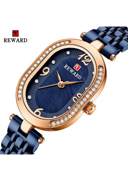 Mavi Rosegold Ödül Izle Kadınlar Lüks Marka Paslanmaz Çelik Taklidi Kadın Bilezik Saatler Kuvars Su Geçirmez Kadın Relogio Feminino (Yurt Dışından) fiyatları