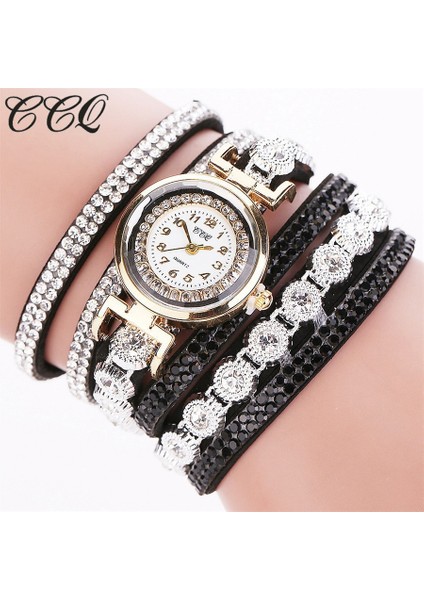 Resim 11 Popüler Bayan Saat Sıcak Satış Sarma Kayış Elmas Sarma Bayan Bileklik Saat Relojes Para Mujer (Yurt Dışından)
