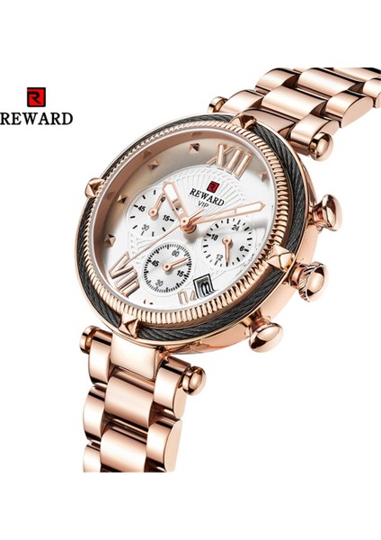 Mavi ve Kutu Ödül 2021 Yeni Altın Izle Kadın Saatler Bayanlar 3 Atm Su Geçirmez Çelik Kadın Bilezik Saatler Kadın Saat Relogio Feminino (Yurt Dışından) modelleri