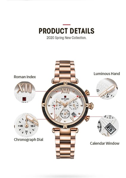 Mavi ve Kutu Ödül 2021 Yeni Altın Izle Kadın Saatler Bayanlar 3 Atm Su Geçirmez Çelik Kadın Bilezik Saatler Kadın Saat Relogio Feminino (Yurt Dışından) indirimleri