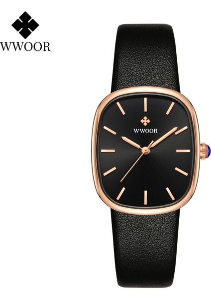 Gümüş Mavi Kutu Wwoor Yeni Reloj Moda Kadın Bilezik Izle Lüks Marka Zarif Elbise Kuvars Saat Su Geçirmez Üst Bayan Kol Saati Hediye Kutusu (Yurt Dışından) fırsatları