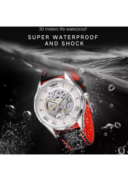 Turuncu 2022 Yeni Varış T-Kazanan Erkek Otomatik Mekanik Saat Lüks Moda Kauçuk Kayış Saatler Mans Için Su Geçirmez Kol Saati (Yurt Dışından) fırsatları