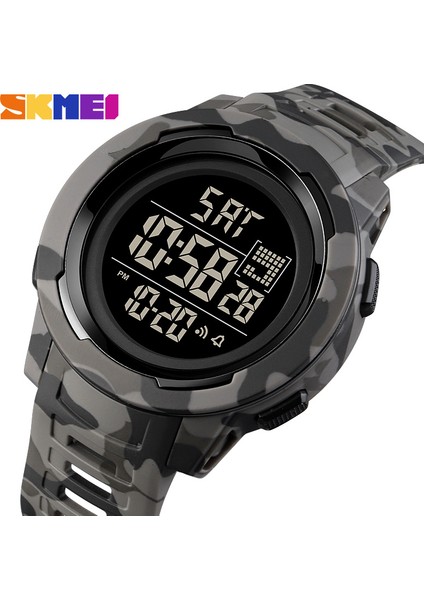 Altın Beyaz 2021 Yeni Skmeı Rahat Dijital Erkek Spor Izle 5bar Su Geçirmez Kronometre LED Elektronik Erkek Saat Relogio Masculino (Yurt Dışından) fiyatları