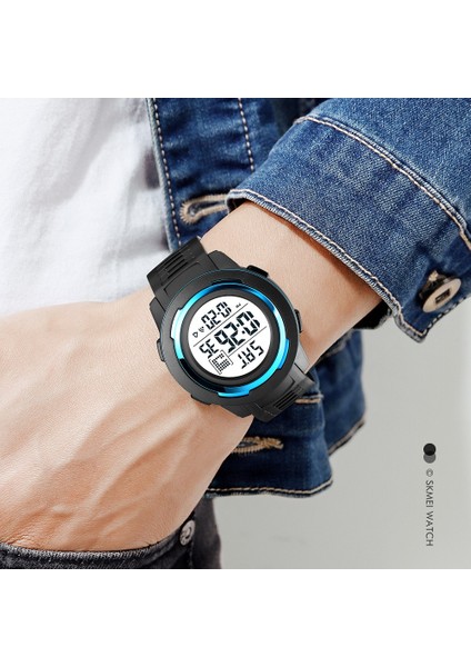 Altın Beyaz 2021 Yeni Skmeı Rahat Dijital Erkek Spor Izle 5bar Su Geçirmez Kronometre LED Elektronik Erkek Saat Relogio Masculino (Yurt Dışından) fırsatları