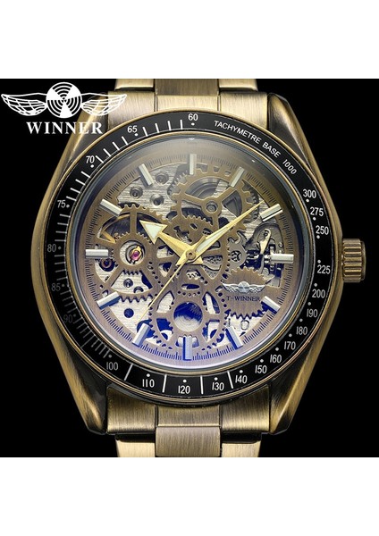 WR815204 Kutusu ile Kazanan Klasik Otomatik Mekanik Erkek Kol Saati Askeri Ordu Spor Erkek Saat Üst Marka Lüks Adam Izle Hediye 8152 (Yurt Dışından) fiyatları