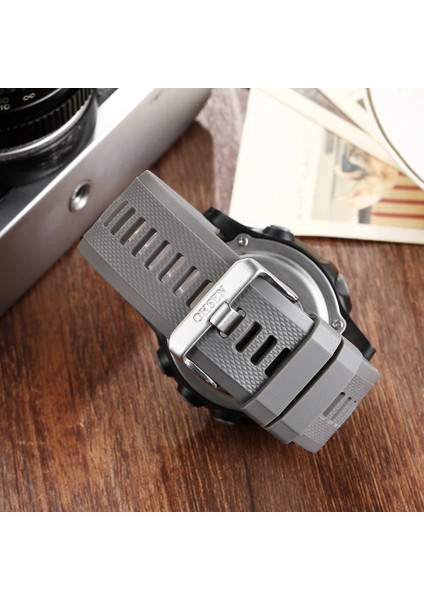 Siyah Beyaz Moda Ohsen Hombre Erkek Dijital Saatler 5ATM Dalış Adam Erkek Spor Gri Kol Saatleri Adam Izle Reloj Masculino (Yurt Dışından) indirimleri