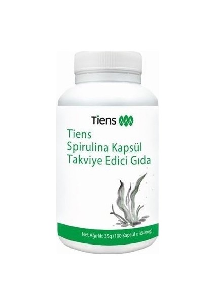 Spirulina Kapsül Takviye Edici Gıda
