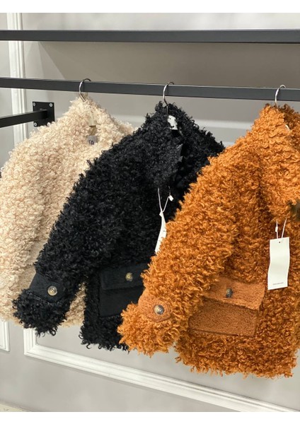 Pelüş Kaban Kıvırcık Garson Boy modelleri