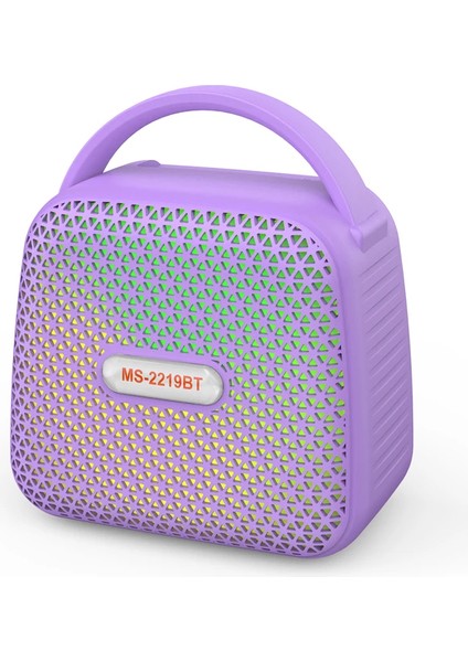 MS-2219BT LED Işıklı Şarjlı Kablosuz Bluetooth Hoparlör