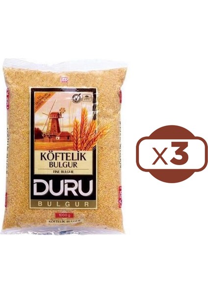 Köftelik Bulgur 1 kg x 3 Adet