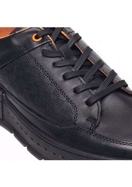 Erkek Siyah Deri Casual Ayakkabı fiyatları