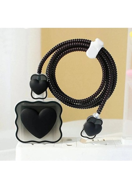Iphone 18W/20W Uyumlu Şarj Aleti Kılıfı, Şarj Kablosu Örme Aparatı, Toparlayıcı, Kablo Koruyucu