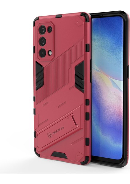 Oppo Reno 5 4g Destek Standlı Darbeye Dayanıklı Telefon Kılıfı (Yurt Dışından)