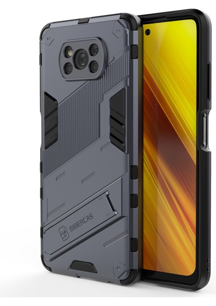 Xiaomi Poco X3 Pro Destek Standlı Darbeye Dayanıklı Telefon Kılıfı (Yurt Dışından)