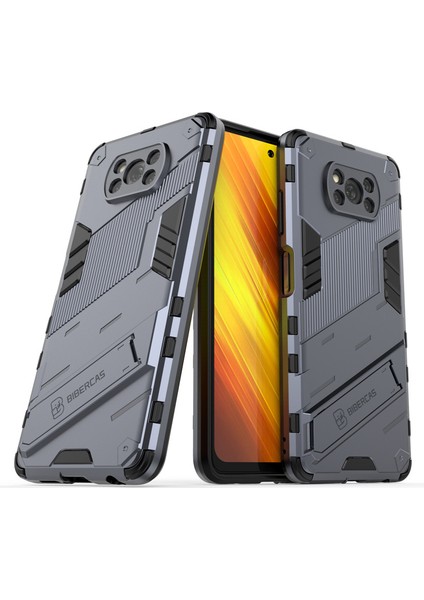 Xiaomi Poco X3 Pro Destek Standlı Darbeye Dayanıklı Telefon Kılıfı (Yurt Dışından) fiyatları