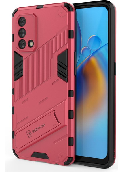 Oppo A74 4g Destek Standlı Darbeye Dayanıklı Telefon Kılıfı (Yurt Dışından)