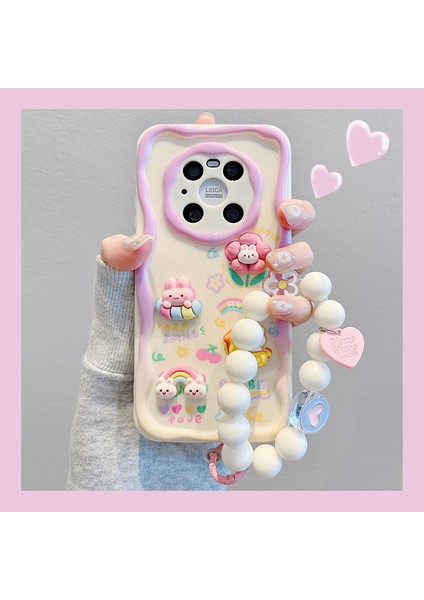 Huawei P30 Pro Bileklikli Darbeye Dayanıklı Degrade Telefon Kılıfı (Yurt Dışından)