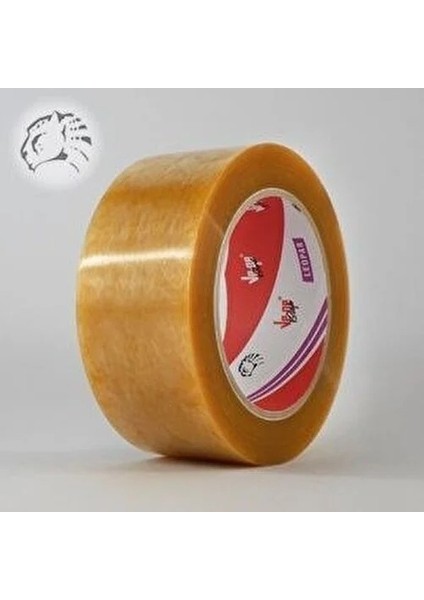 Vege Leopar 48X100 Şeffaf Koli Bandı Koli Bant 1'koli 36'adet 1.kalite