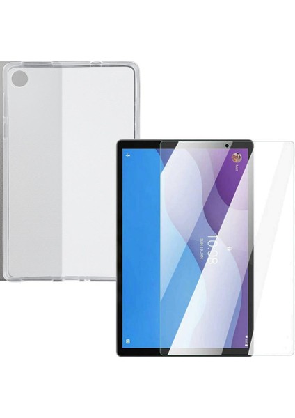 Lenovo Tab M8 TB-8505F TB-8505X TB-8505I 8.0 Inç Silikon Kılıf + Temperli Cam