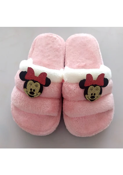 Bmp Terlik Pembe Mickey Çocuk Ev Terliği