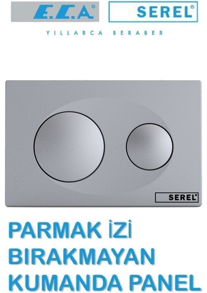 Gömme Rezervuar Paneli P40 Mat Krom P400180