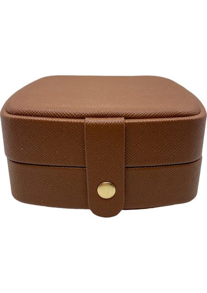 Çıtçıtlı Düzenleyici Takı Organizer Kutusu Mücevher Saklama ve Seyahat Çantası