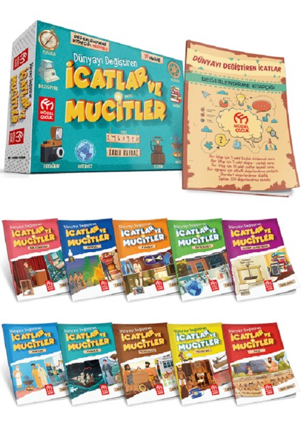 Dünyayı Değiştiren İcatlar ve Mucitler - 10 Kitap Set - Tarık Kavraz