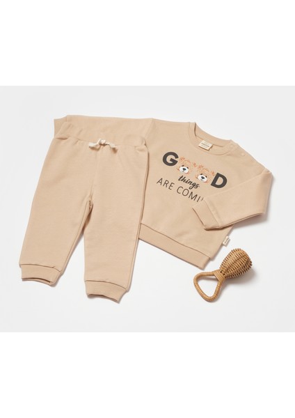 Babycosy Organik Sweatshirt & Pantolon Takımı