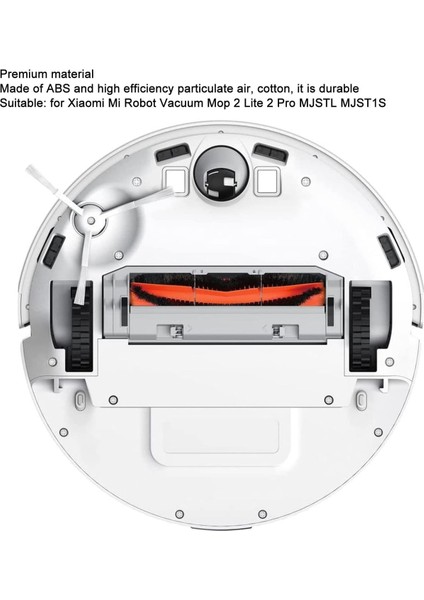 Xiaomi Vacuum Mop 2 Pro (MJST1SHW) Robot Süpürge Uyumlu 5'li Yedek Parça Seti fiyatları