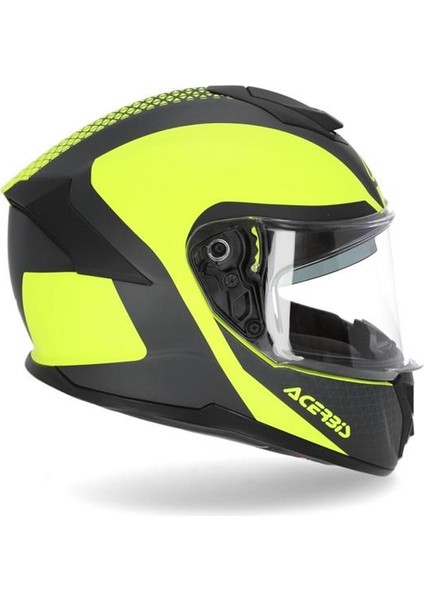 Acerbis Krapon Kask Siyah Sarı