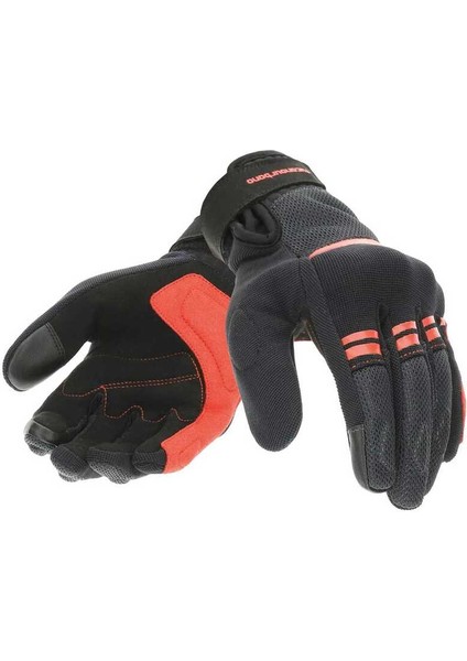 Tucano Urbano Lady Penna Yazlık Motosiklet Eldiveni Siyah Kırmızı