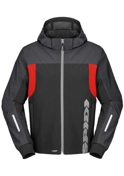 Hoodıe H2OUT Iı Ceket Siyah Kırmızı