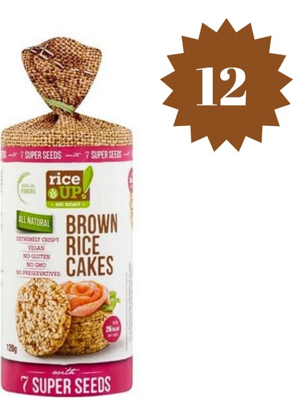 Rıce Up 7 Super Seeds 120GR*12