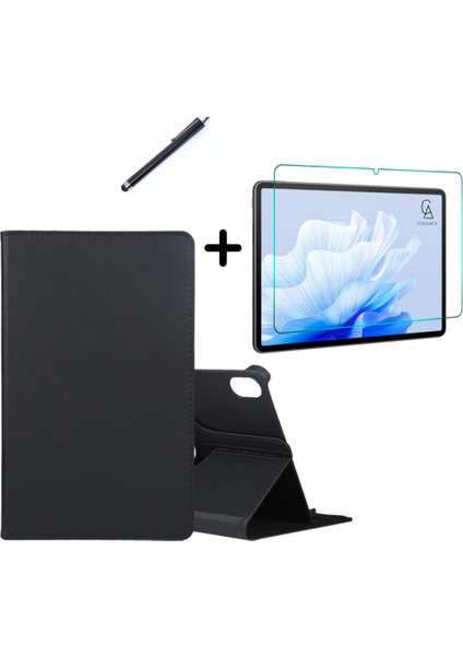 Huawei Matepad 11.5" 2023 Uyumlu 360° Dönebilen Standlı Tablet Kılıfı Ekran Koruyucu ve Kalem Seti