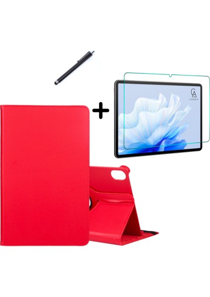 Huawei Matepad 11.5" 2023 Uyumlu 360° Dönebilen Standlı Tablet Kılıfı Ekran Koruyucu ve Kalem Seti